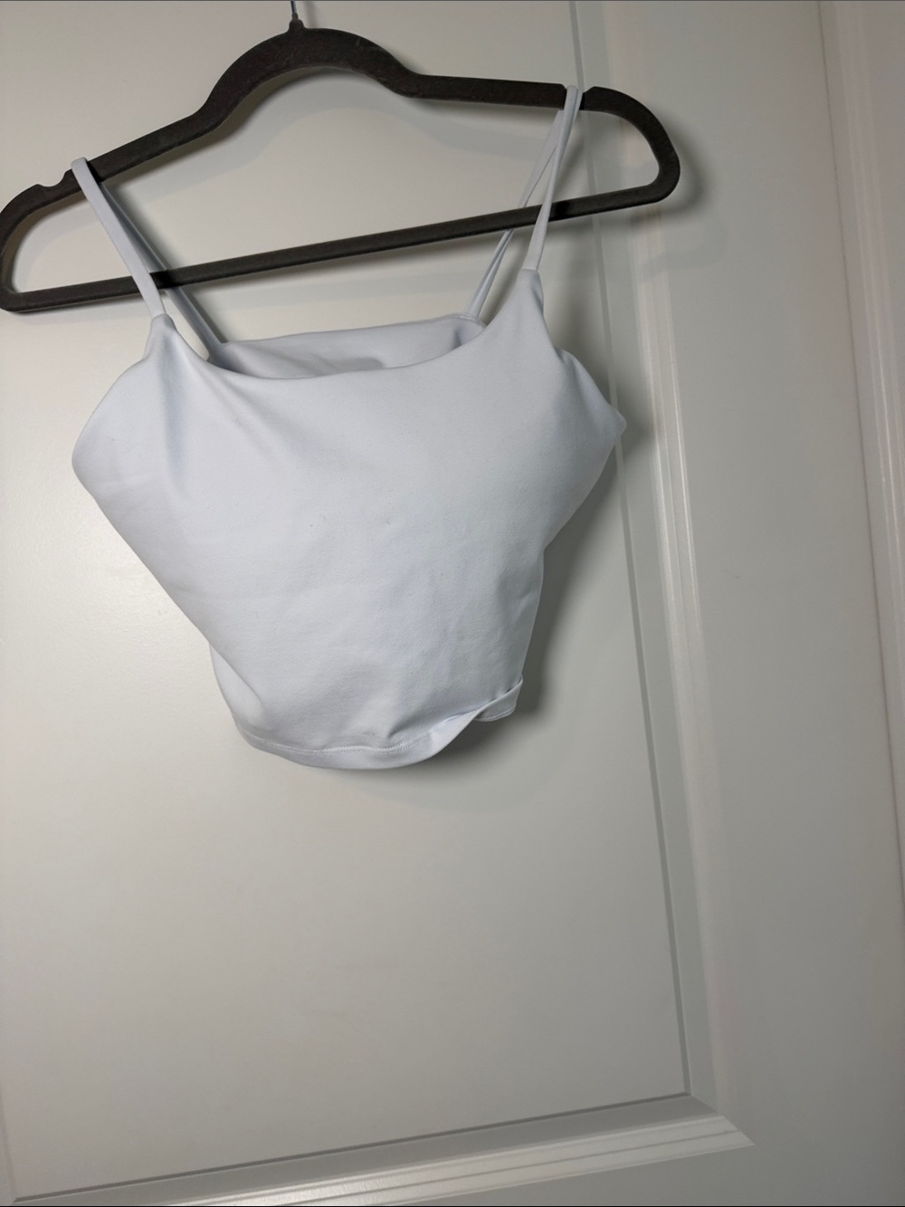 White Strappy Crop Top